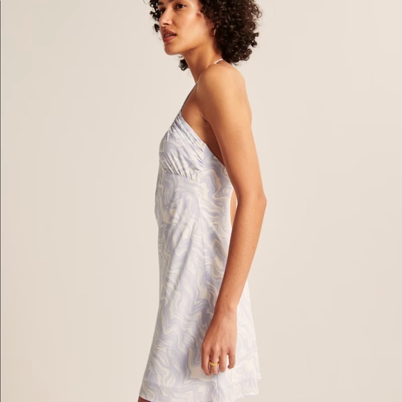 Halter Ruched Mini Dress - Abercrombie & Fitch NWT - Picture 2 of 3